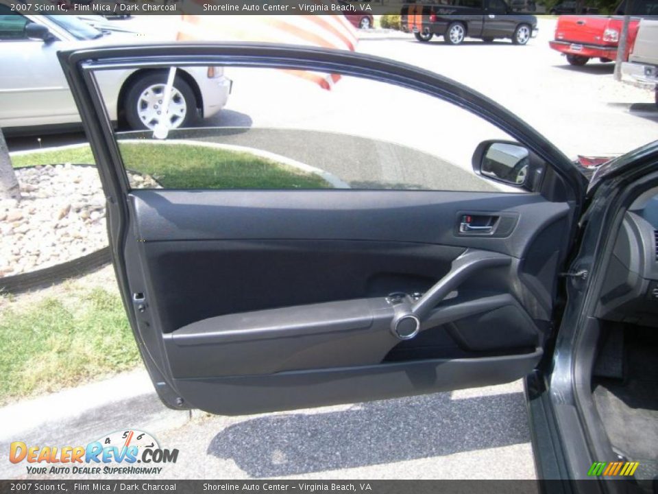 2007 Scion tC Flint Mica / Dark Charcoal Photo #13