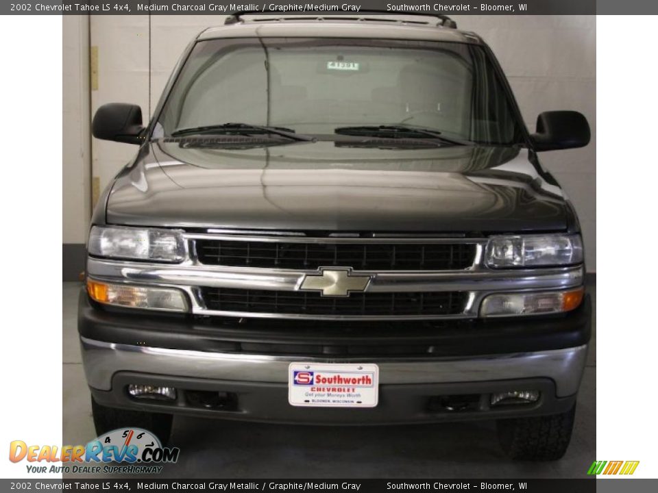 2002 Chevrolet Tahoe LS 4x4 Medium Charcoal Gray Metallic / Graphite/Medium Gray Photo #3