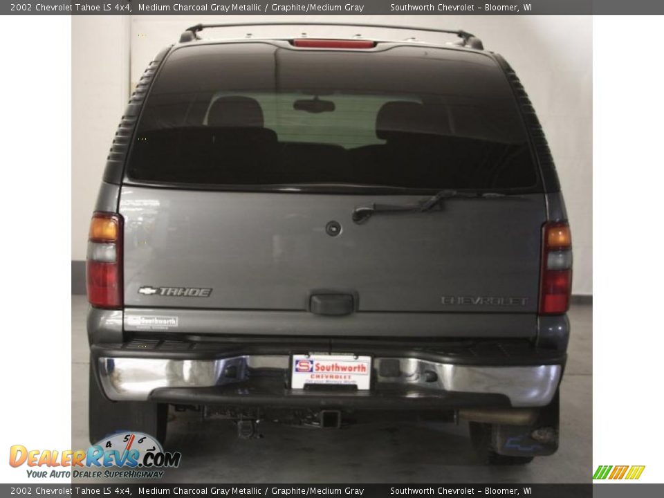 2002 Chevrolet Tahoe LS 4x4 Medium Charcoal Gray Metallic / Graphite/Medium Gray Photo #4