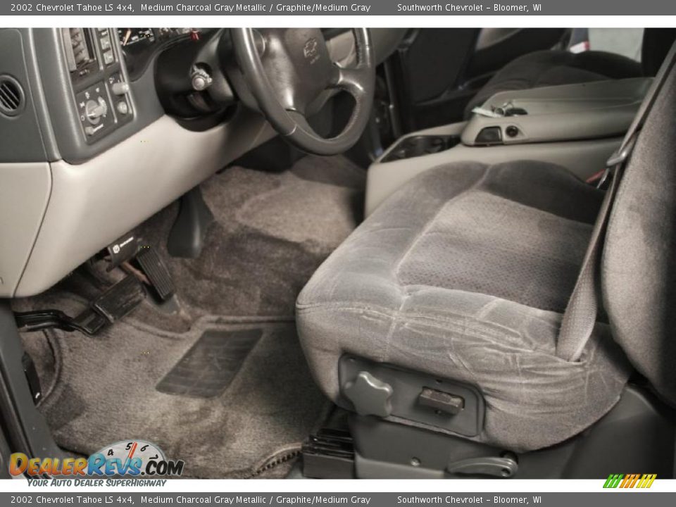 2002 Chevrolet Tahoe LS 4x4 Medium Charcoal Gray Metallic / Graphite/Medium Gray Photo #5