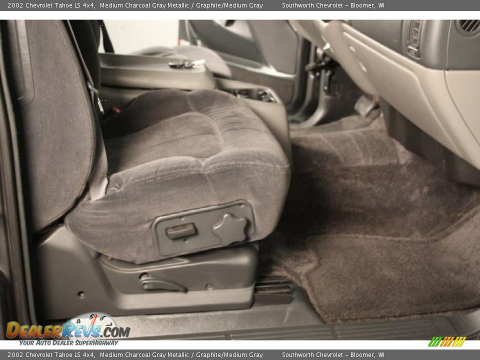 2002 Chevrolet Tahoe LS 4x4 Medium Charcoal Gray Metallic / Graphite/Medium Gray Photo #6