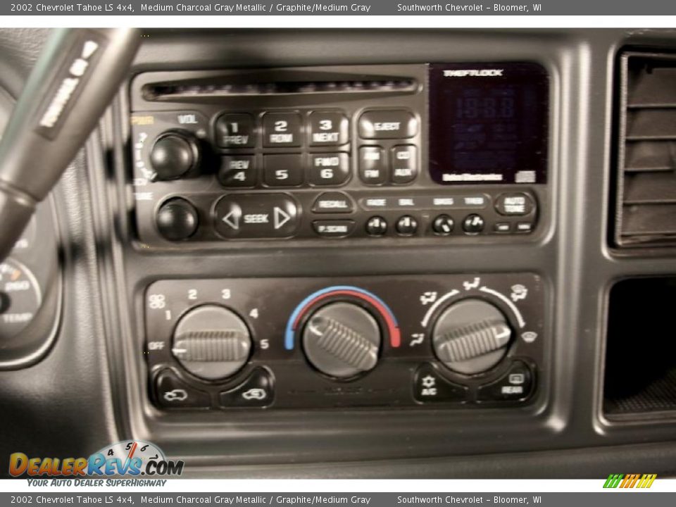 2002 Chevrolet Tahoe LS 4x4 Medium Charcoal Gray Metallic / Graphite/Medium Gray Photo #14