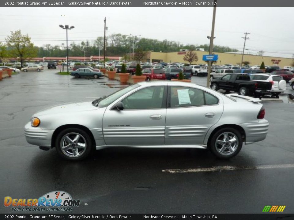 Galaxy Silver Metallic 2002 Pontiac Grand Am SE Sedan Photo #4