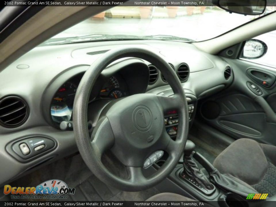 Dark Pewter Interior 2002 Pontiac Grand Am Se Sedan Photo