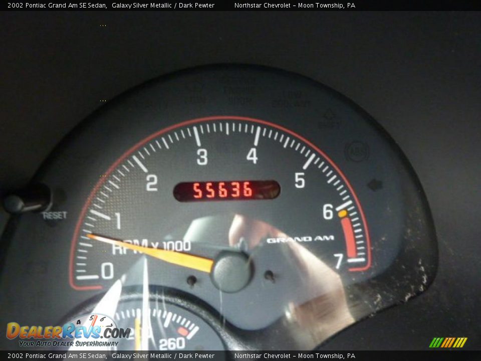 2002 Pontiac Grand Am SE Sedan Galaxy Silver Metallic / Dark Pewter Photo #20
