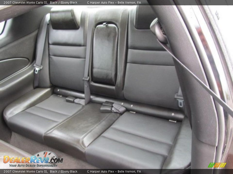 Ebony Black Interior - 2007 Chevrolet Monte Carlo SS Photo #13