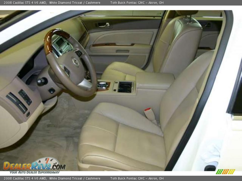 Cashmere Interior - 2008 Cadillac STS 4 V6 AWD Photo #4