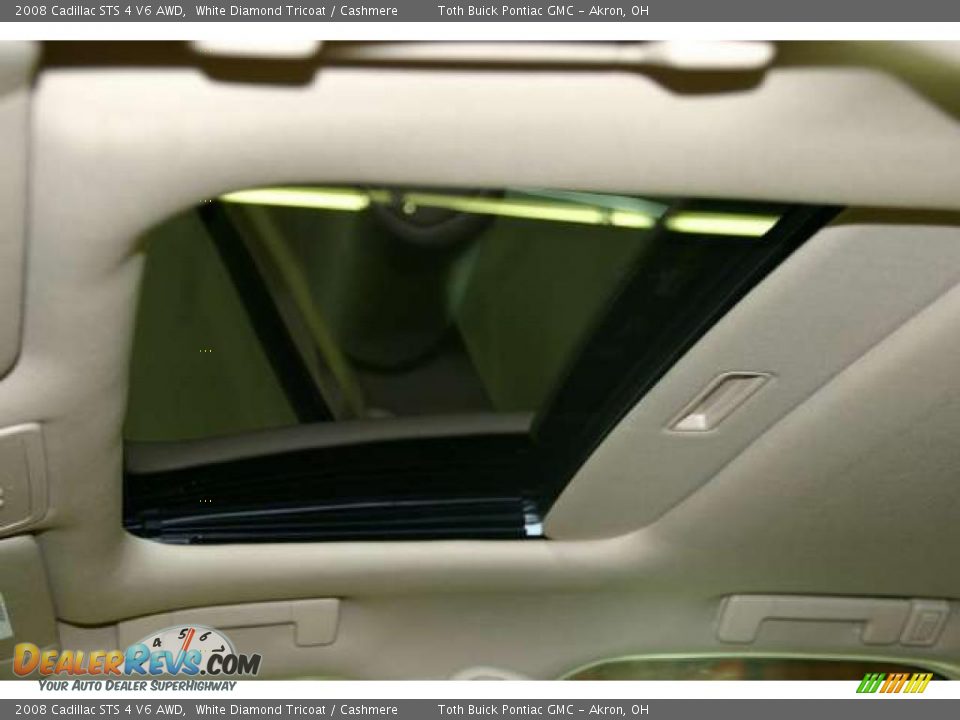 2008 Cadillac STS 4 V6 AWD White Diamond Tricoat / Cashmere Photo #15