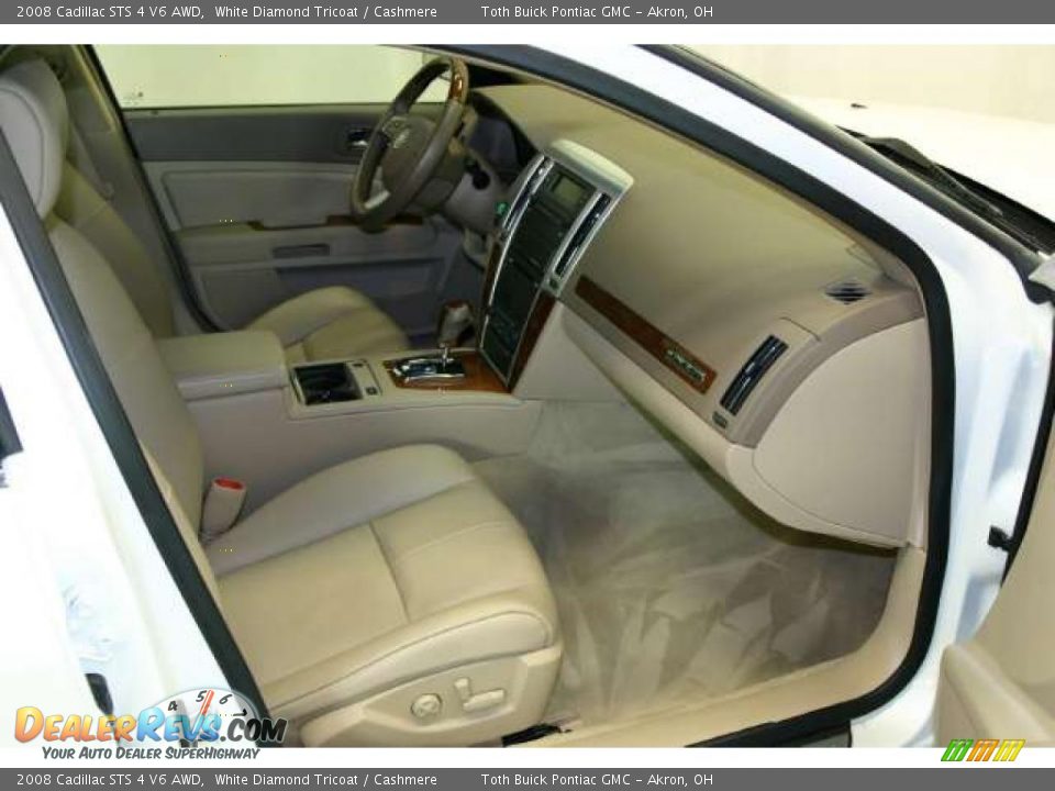 Cashmere Interior - 2008 Cadillac STS 4 V6 AWD Photo #18