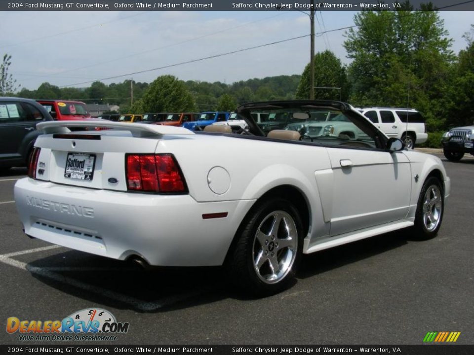 2004 Ford Mustang GT Convertible Oxford White / Medium Parchment Photo #5