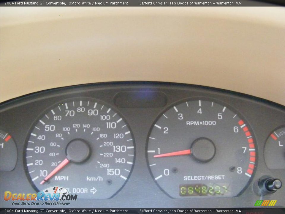 2004 Ford Mustang GT Convertible Gauges Photo #12