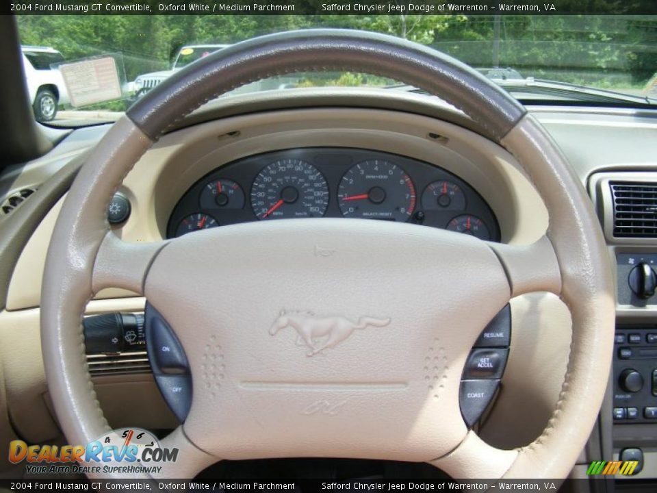 2004 Ford Mustang GT Convertible Steering Wheel Photo #13