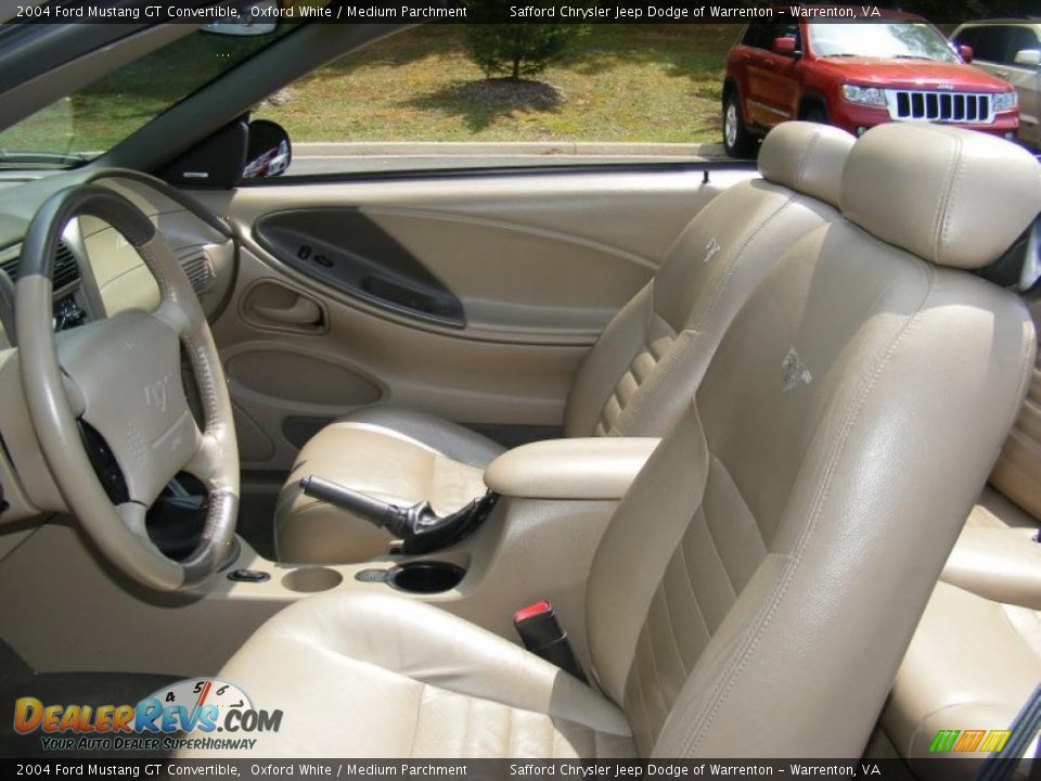 Medium Parchment Interior - 2004 Ford Mustang GT Convertible Photo #19