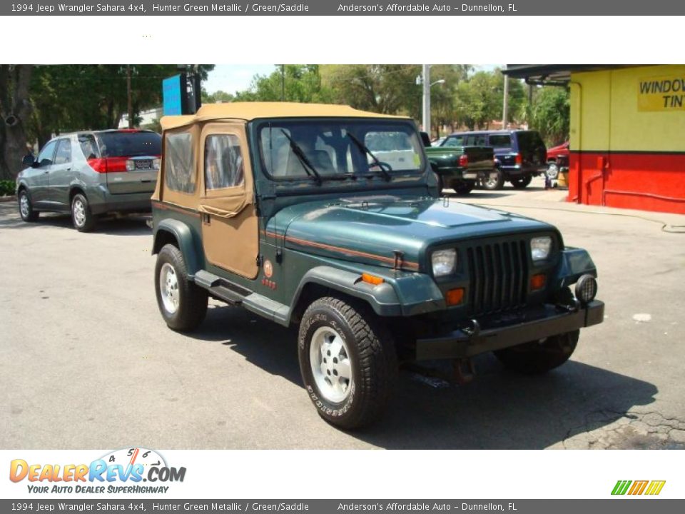 Front 3/4 View of 1994 Jeep Wrangler Sahara 4x4 Photo #1