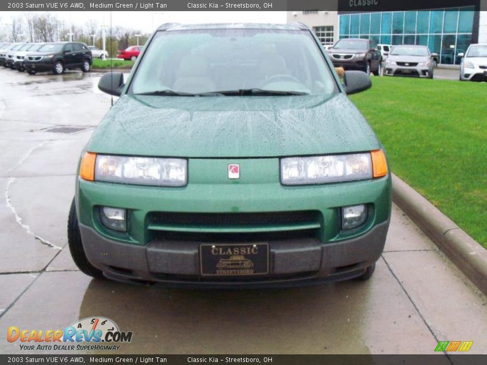 2003 Saturn VUE V6 AWD Medium Green / Light Tan Photo #8