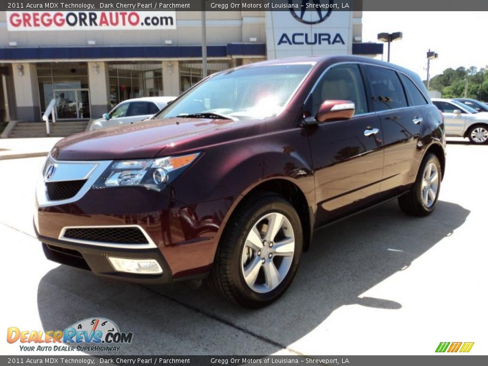 2011 Acura MDX Technology Dark Cherry Pearl / Parchment Photo #1