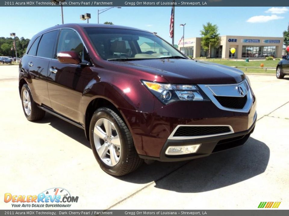 Dark Cherry Pearl 2011 Acura MDX Technology Photo #2