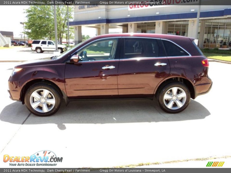 2011 Acura MDX Technology Dark Cherry Pearl / Parchment Photo #3