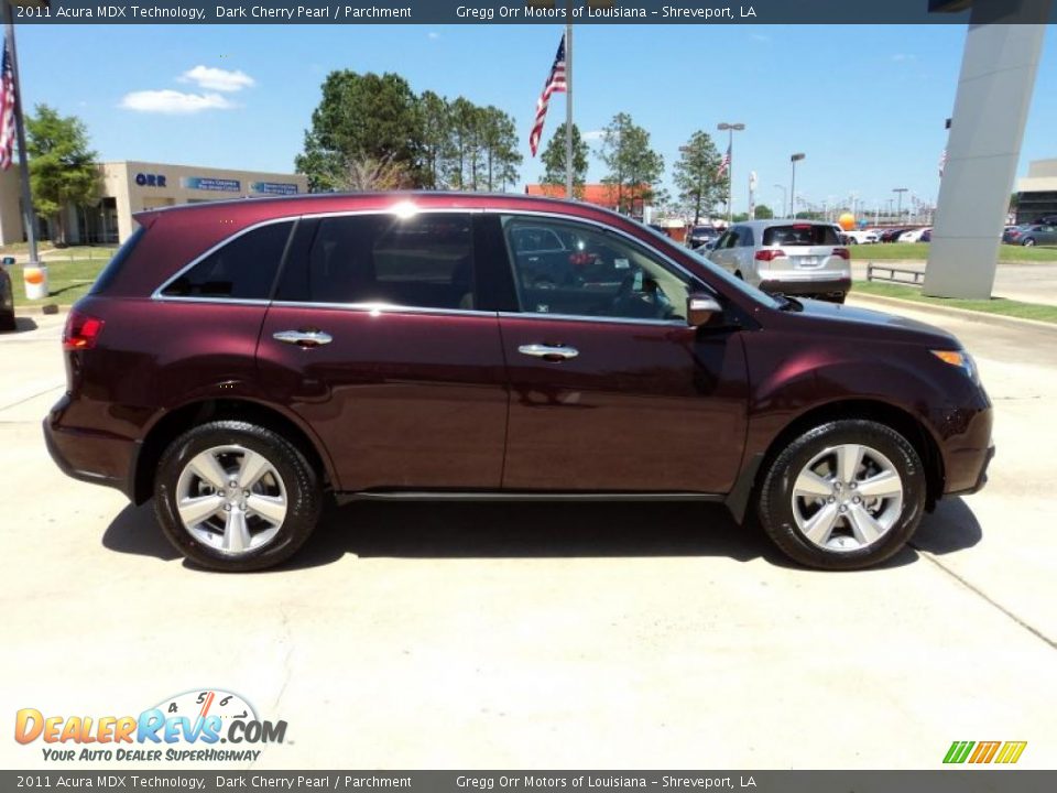 Dark Cherry Pearl 2011 Acura MDX Technology Photo #4