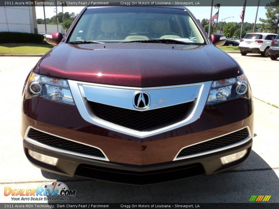 Dark Cherry Pearl 2011 Acura MDX Technology Photo #5