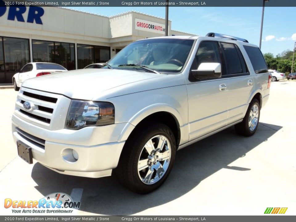 2010 Ford Expedition Limited Ingot Silver Metallic / Stone Photo #1