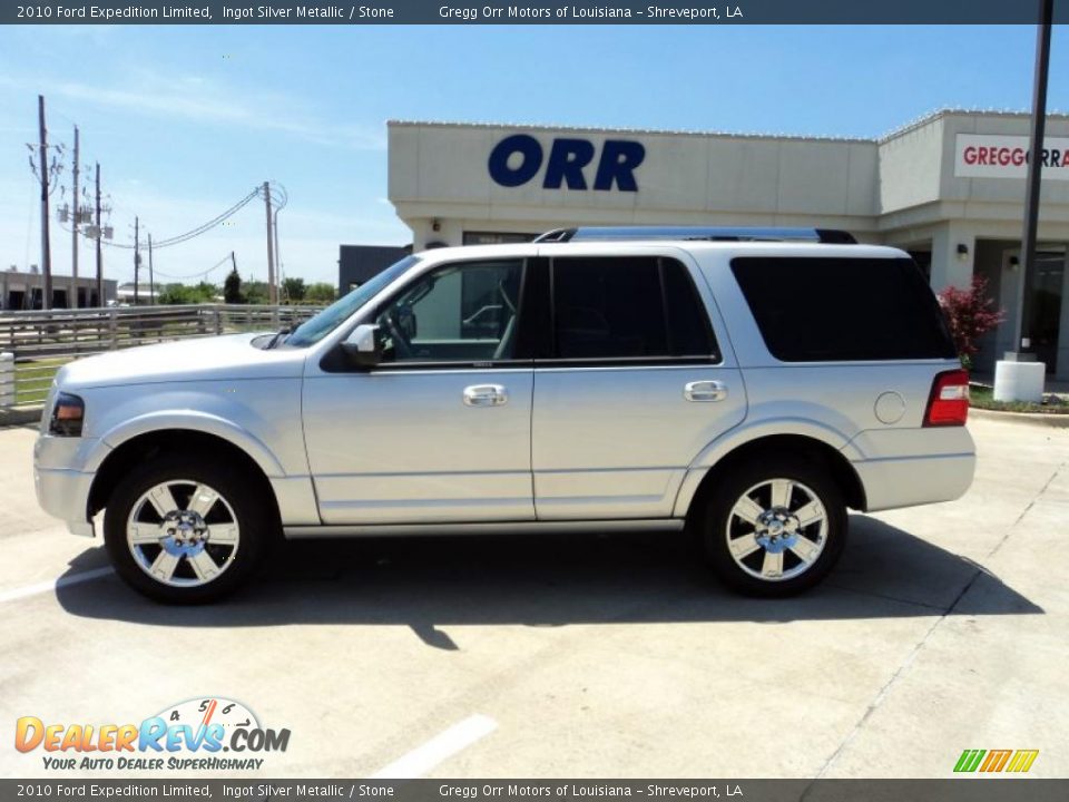 2010 Ford Expedition Limited Ingot Silver Metallic / Stone Photo #3