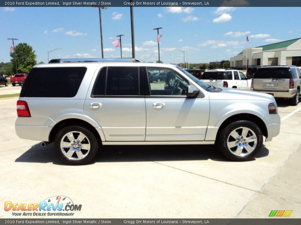 Ingot Silver Metallic 2010 Ford Expedition Limited Photo #4