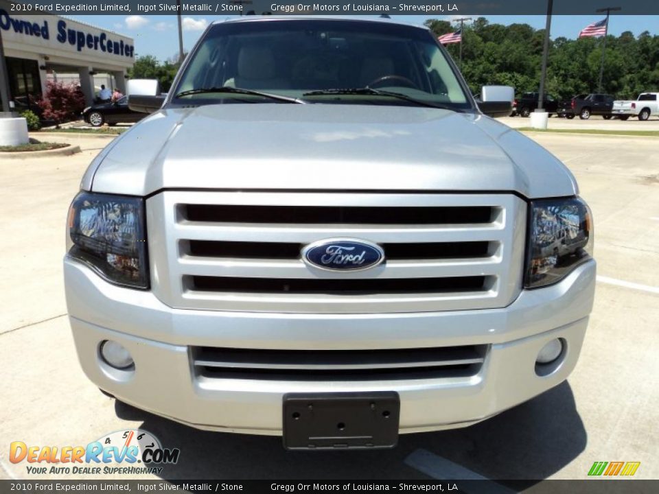 Ingot Silver Metallic 2010 Ford Expedition Limited Photo #5