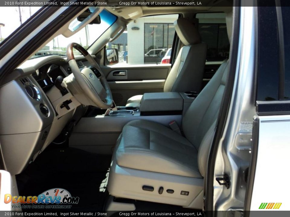 2010 Ford Expedition Limited Ingot Silver Metallic / Stone Photo #9