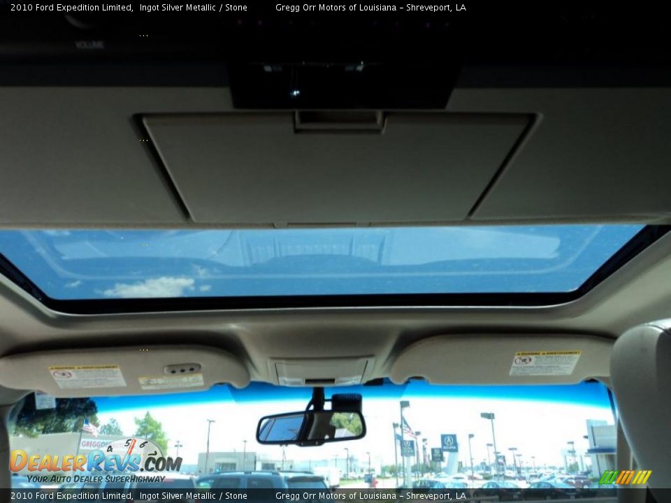 2010 Ford Expedition Limited Ingot Silver Metallic / Stone Photo #11