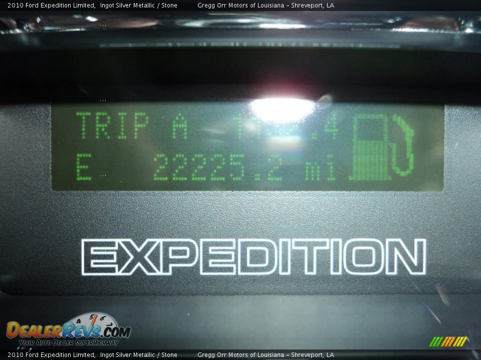 2010 Ford Expedition Limited Ingot Silver Metallic / Stone Photo #14