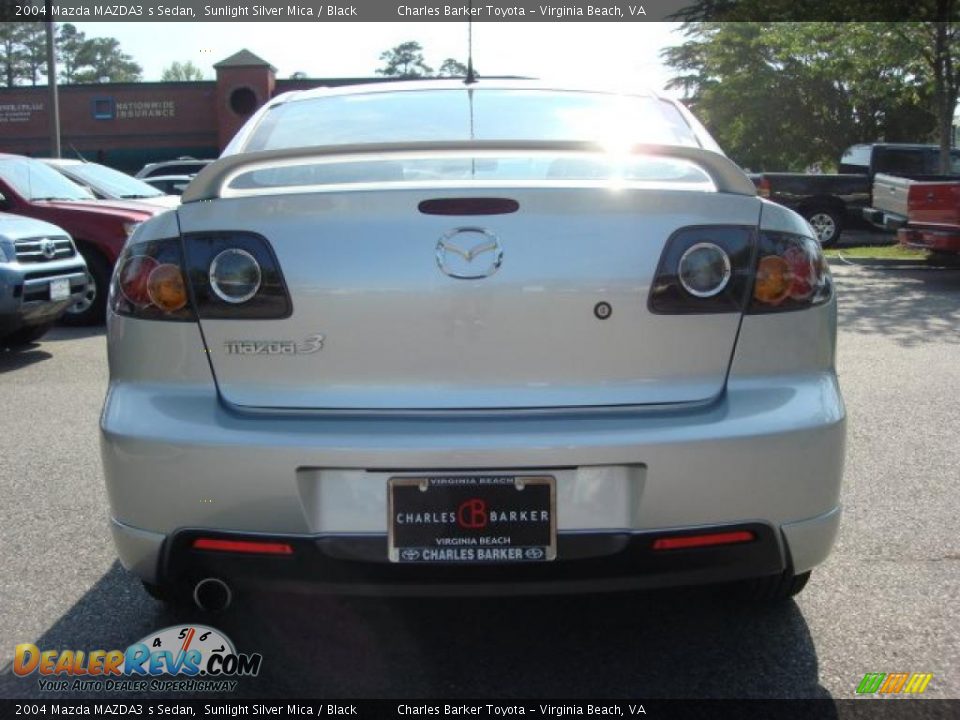 2004 Mazda MAZDA3 s Sedan Sunlight Silver Mica / Black Photo #4