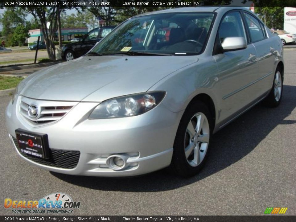 2004 Mazda MAZDA3 s Sedan Sunlight Silver Mica / Black Photo #7