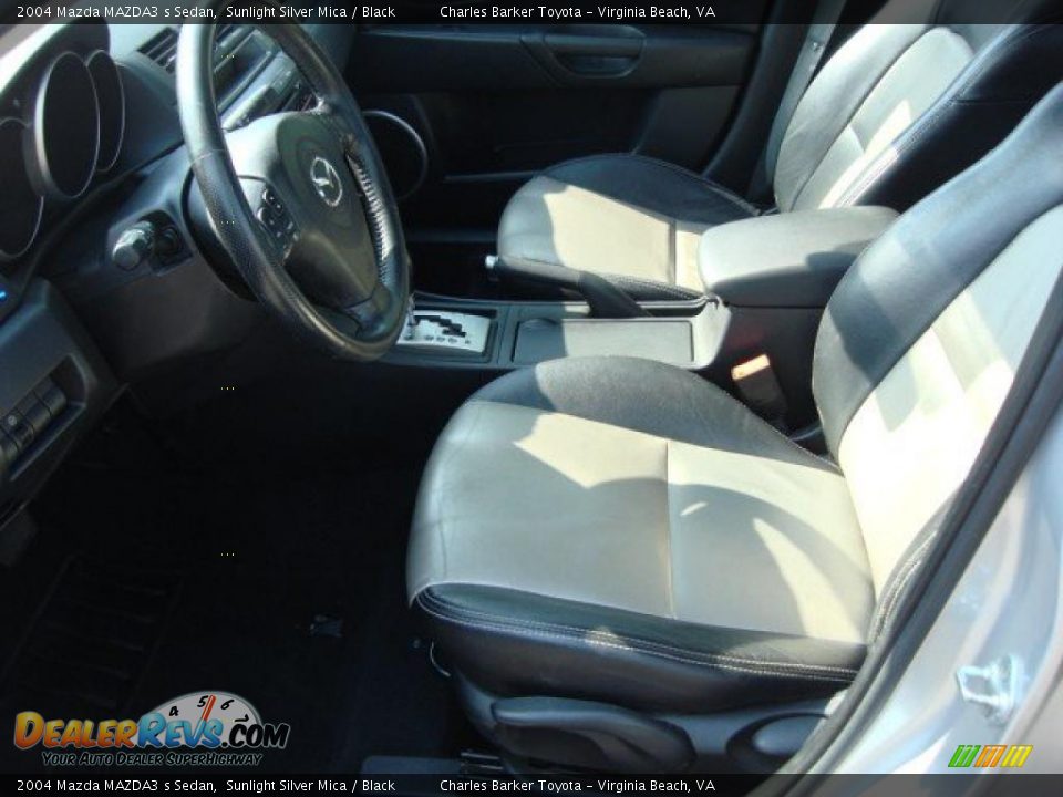 2004 Mazda MAZDA3 s Sedan Sunlight Silver Mica / Black Photo #9