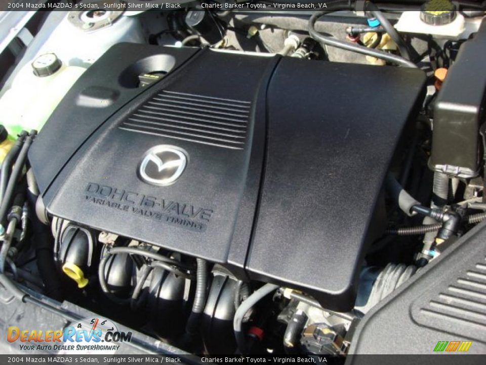 2004 Mazda MAZDA3 s Sedan Sunlight Silver Mica / Black Photo #20