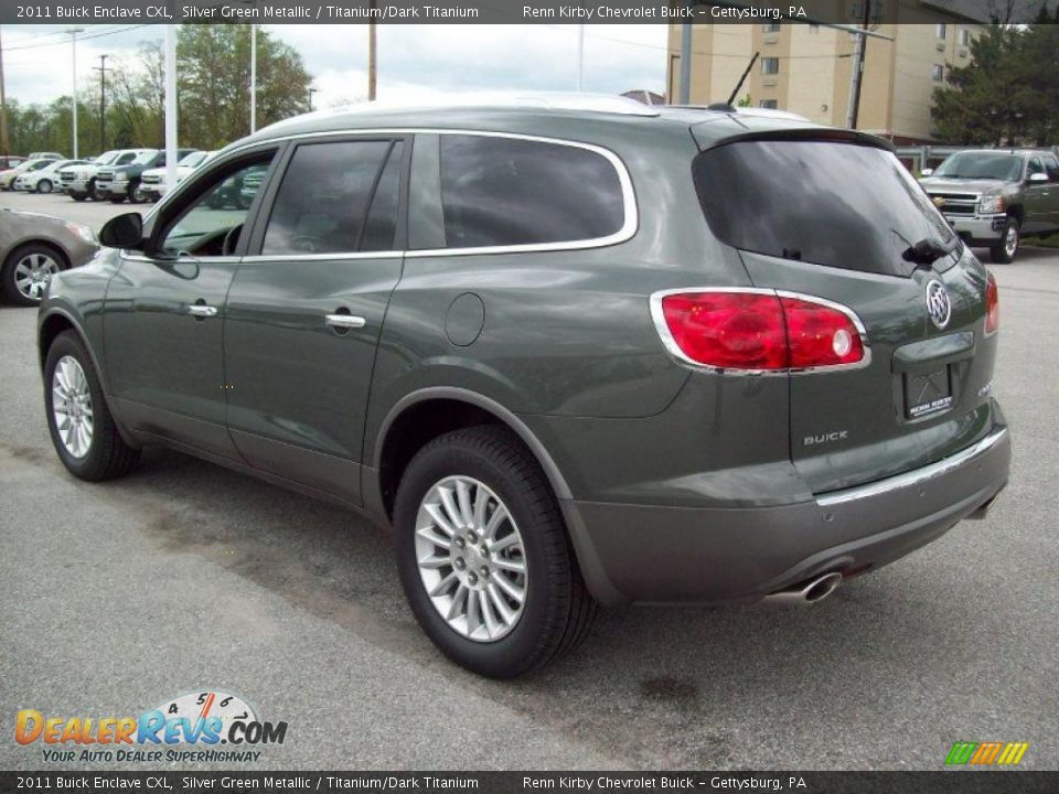 Silver Green Metallic 2011 Buick Enclave CXL Photo #2