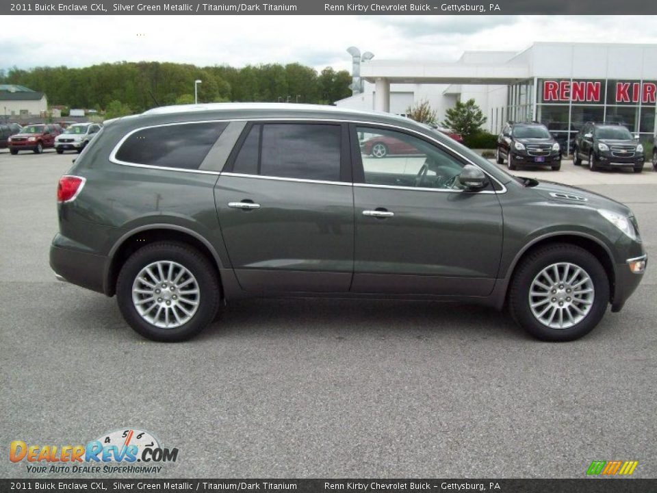 Silver Green Metallic 2011 Buick Enclave CXL Photo #3