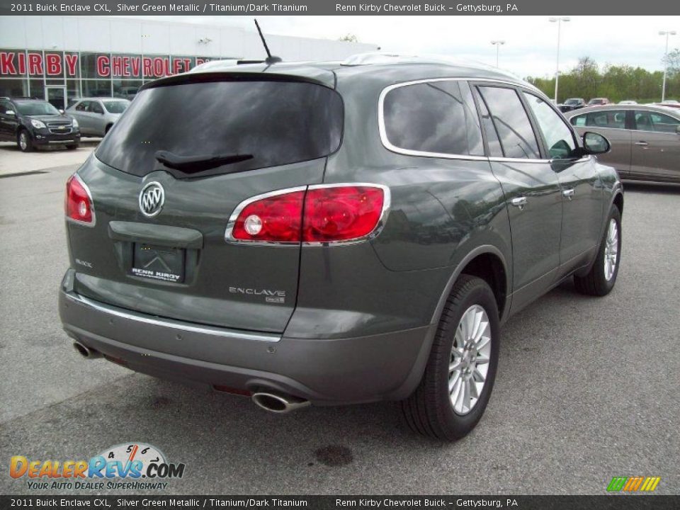 Silver Green Metallic 2011 Buick Enclave CXL Photo #11