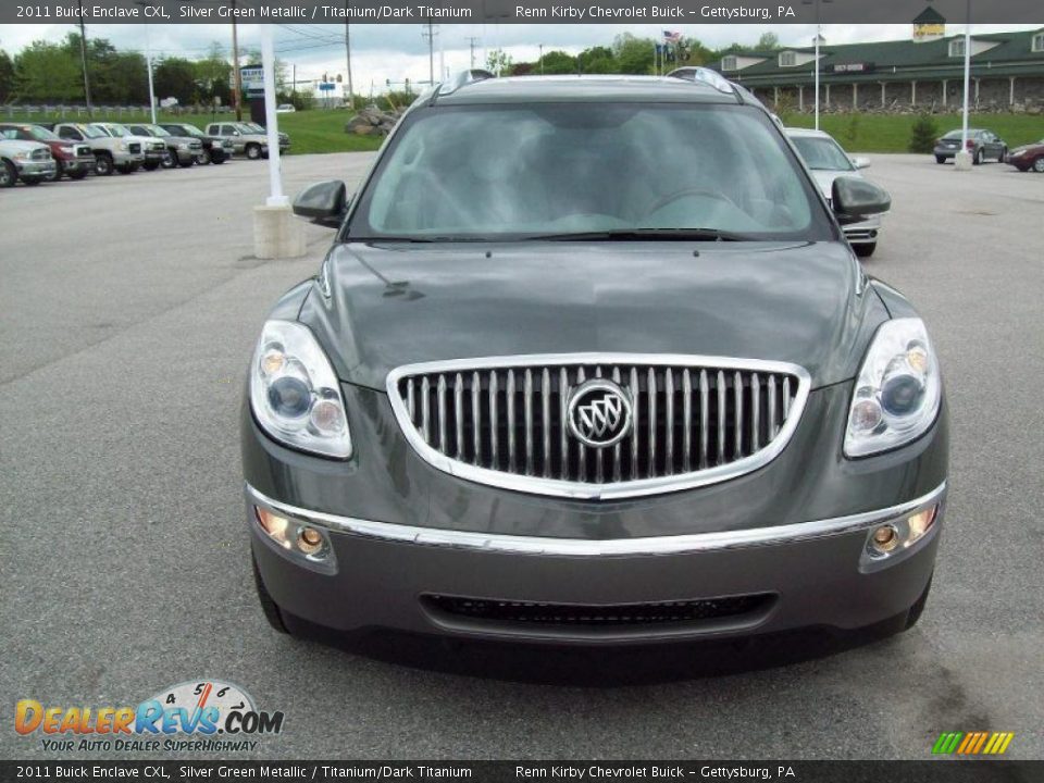 2011 Buick Enclave CXL Silver Green Metallic / Titanium/Dark Titanium Photo #17