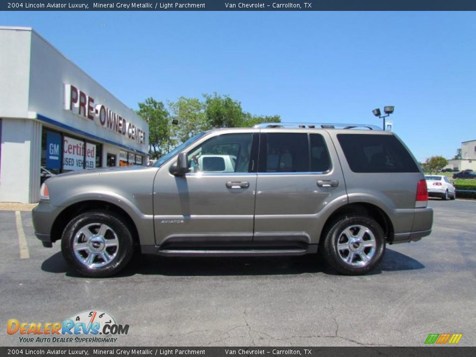 2004 Lincoln Aviator Luxury Mineral Grey Metallic / Light Parchment Photo #4