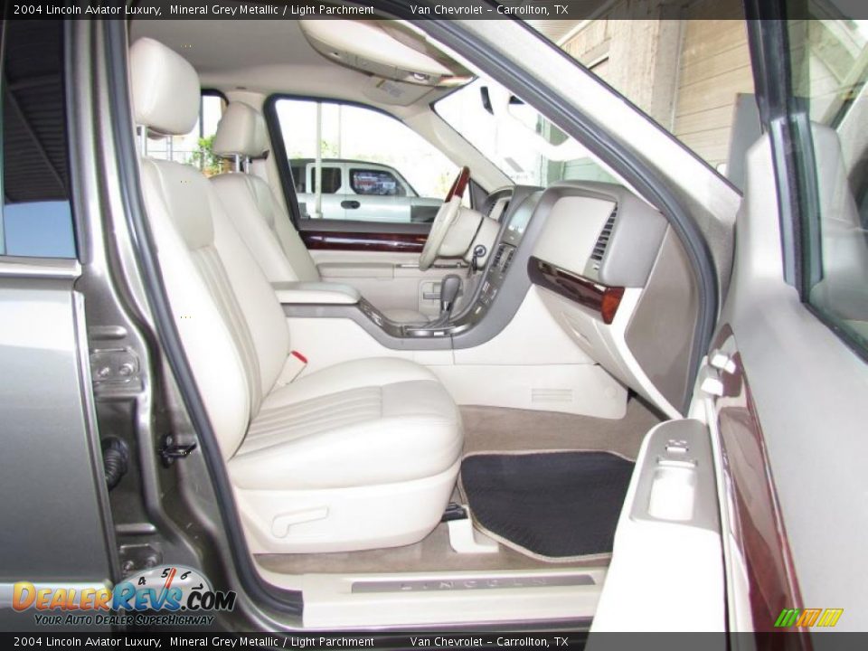 2004 Lincoln Aviator Luxury Mineral Grey Metallic / Light Parchment Photo #9