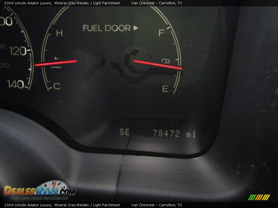 2004 Lincoln Aviator Luxury Mineral Grey Metallic / Light Parchment Photo #20