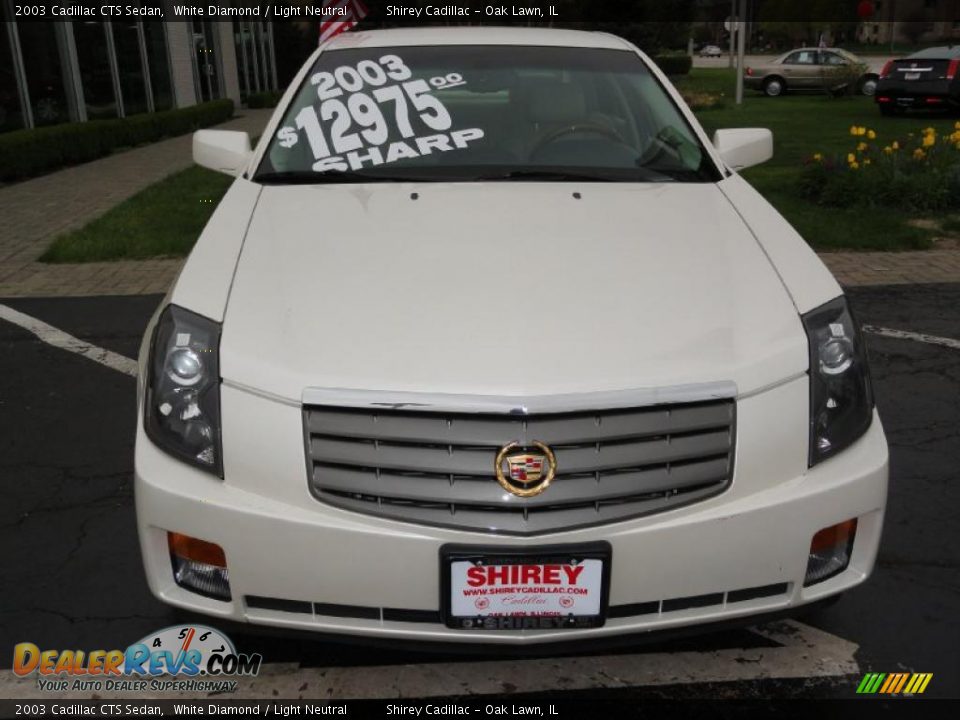 2003 Cadillac CTS Sedan White Diamond / Light Neutral Photo #2