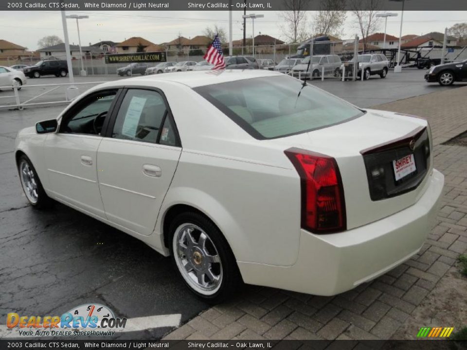 White Diamond 2003 Cadillac CTS Sedan Photo #6