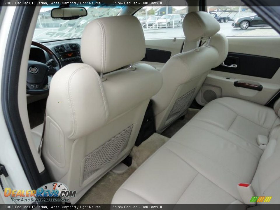 2003 Cadillac CTS Sedan White Diamond / Light Neutral Photo #9