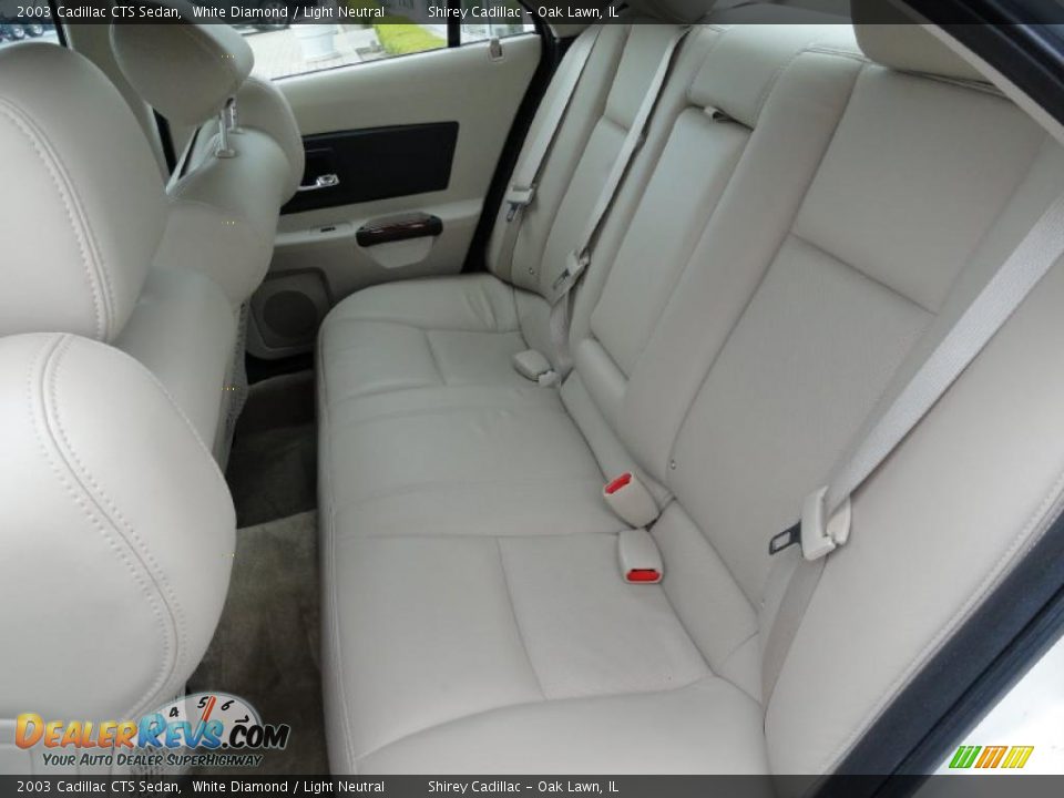 2003 Cadillac CTS Sedan White Diamond / Light Neutral Photo #10