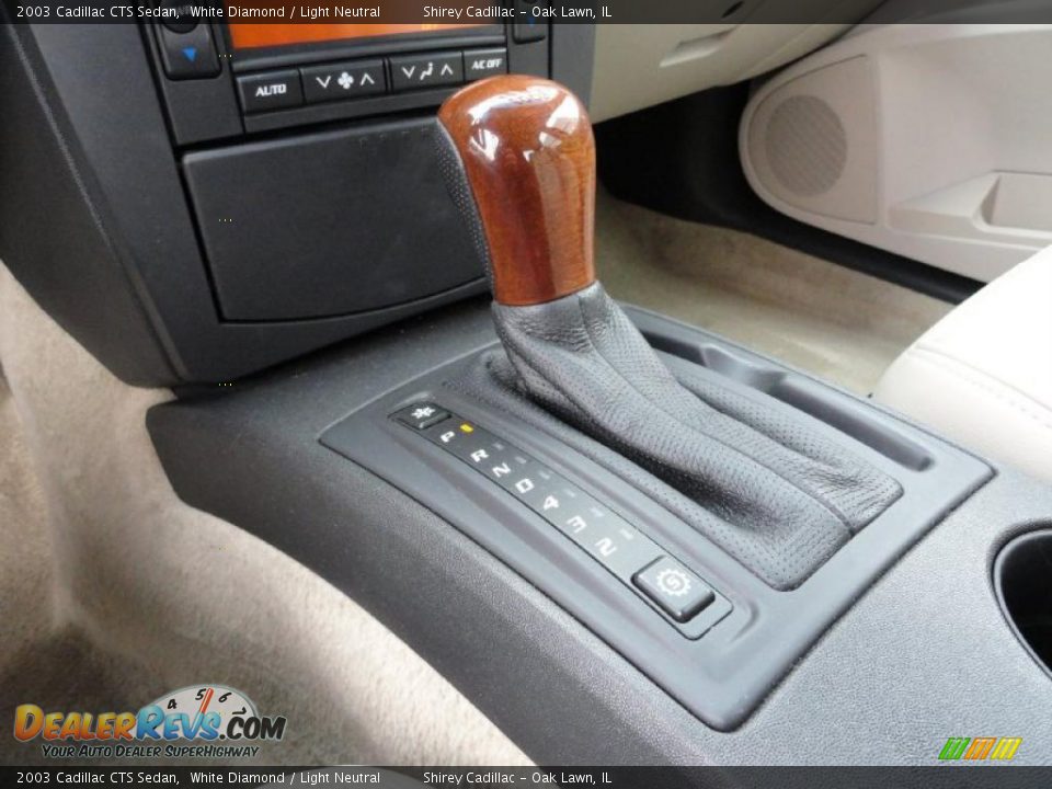 2003 Cadillac CTS Sedan White Diamond / Light Neutral Photo #19