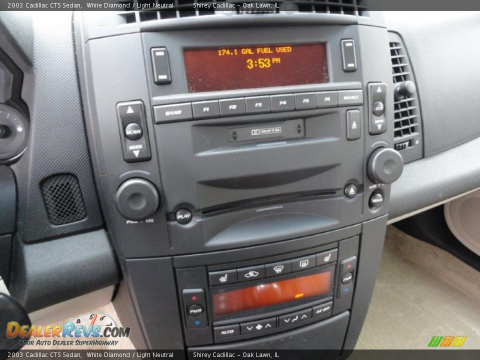 2003 Cadillac CTS Sedan White Diamond / Light Neutral Photo #20
