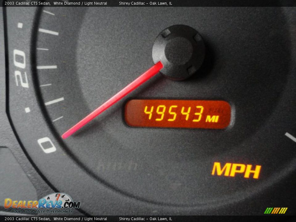 2003 Cadillac CTS Sedan White Diamond / Light Neutral Photo #22