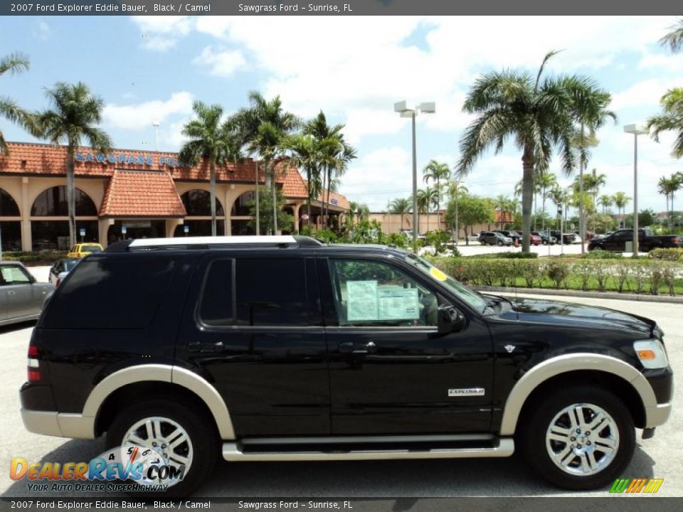 2007 Ford Explorer Eddie Bauer Black / Camel Photo #5